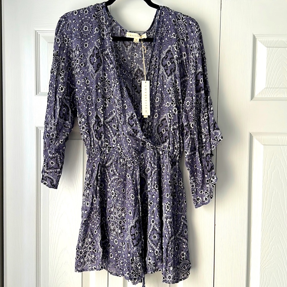 Lovestitch Shorts Romper BNWT